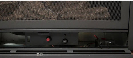 World Marketing Comfort Glow Dual Fuel Ventless Gas Fireplace w/ Remote Heats Up To 1200 sq ft - GFD4605R