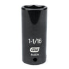 GearWrench 1/2 Drive 6 Point Deep Impact SAE Socket 1-1/16