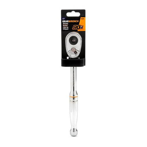 GearWrench 1/2 Drive 90-Tooth Quick Release Teardrop Ratchet 11