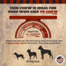 The Country Butcher Peanut Butter Flavor Filled Beef Tubes Dog Treats