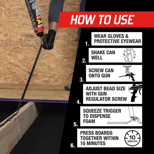 Loctite PL Subfloor Foam Construction Adhesive