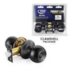Grip Tight Tools Matte Black Ball Privacy Knob