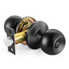 Grip Tight Tools Matte Black Ball Privacy Knob