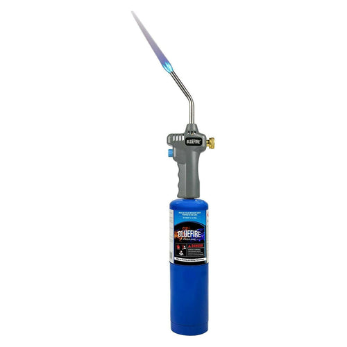 Bluefire BTS-8071 Trigger Start Handy Gas Welding Propane Torch Head MAPP MAP PRO Nozzle Brass Knob All-purpose Flame for Brazing Soldering Cooking