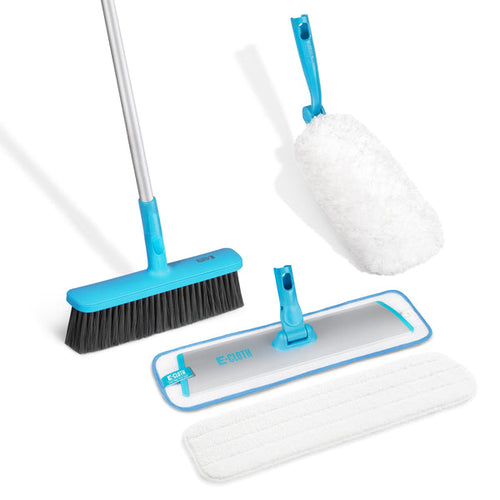 E-Cloth Easy-Click   4-in-1   Dusting   &   Floorcare   Kit