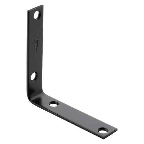 Corner Brace 3-1/2X3/4, Black
