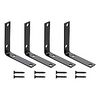 Corner Brace 3-1/2X3/4, Black
