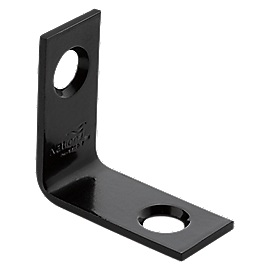 National N275-701 Corner Brace 1X1/2, Black