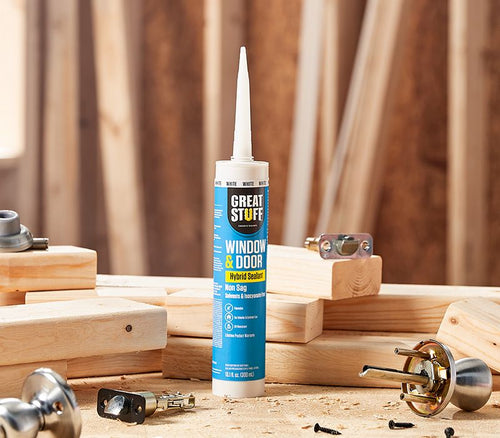 Great Stuff™ Window & Door Hybrid Caulk 10 oz., Gray (10 oz, Gray)