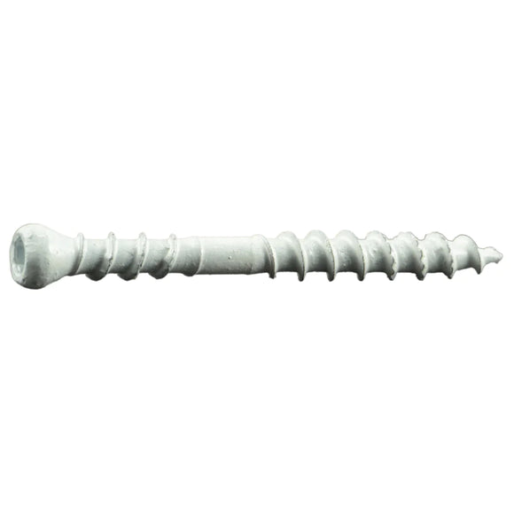 Monster Fastener #8 x 1-5/8 White XL1500 Coated Steel Composite Star Drive Trim Head Screws