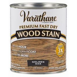 Premium Wood Stain, Oil Based Interior, Golden Oak, Qt.