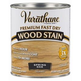 Fast Dry Interior Wood Stain, Oil-Based, Spring Oak, 1-Qt.