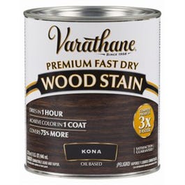 Fast Dry Interior Wood Stain, Oil-Based, Kona, 1-Qt.