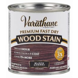 Fast Dry Interior Wood Stain, Oil-Based, Black Cherry, 1/2-Pt.