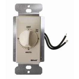In-Wall 15-Minute Switch Countdown Timer, Almond
