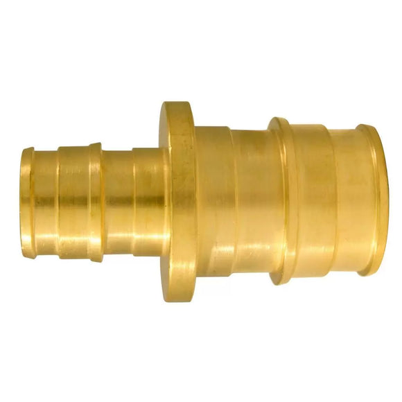 Apollo 1/2 in. x 3/4 in. Brass PEX-A Barb  Reducing Coupling