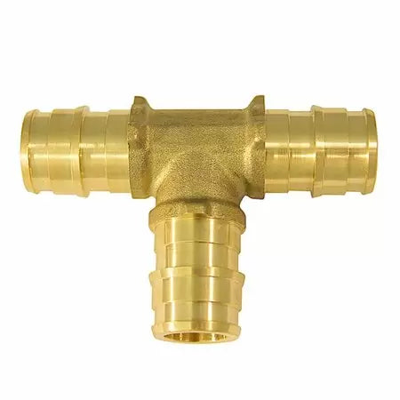 Apollo 1/2 in. Brass PEX-A Barb Tee Fitting