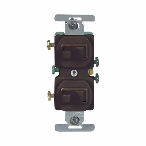 Eaton Cooper Wiring Commercial Grade Combination Switch, 15A, 120/277V Brown (120/277V, Brown)