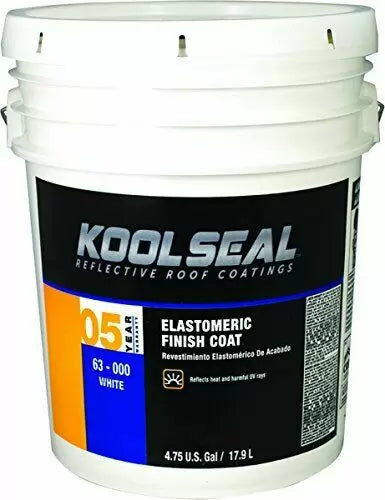 Kool Seal® 7 Year Elastomeric Roof Coating 5 Gallons White