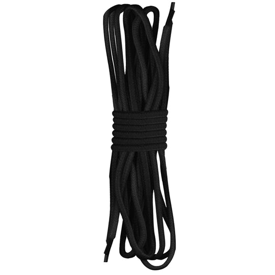 Jobsite & Manakey Group Waxed Laces Black 60 in. (60 in., Black)