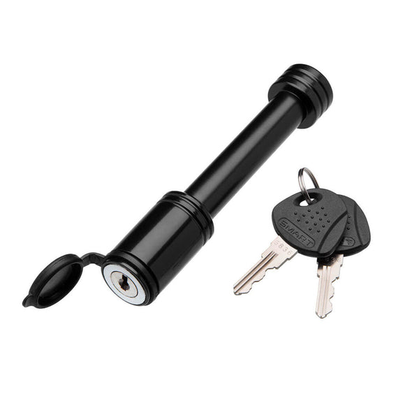 TowSmart 5/8 in. Barrel Style Receiver Lock (Fits 2 in. Receiver, 3 in. Span, Black)