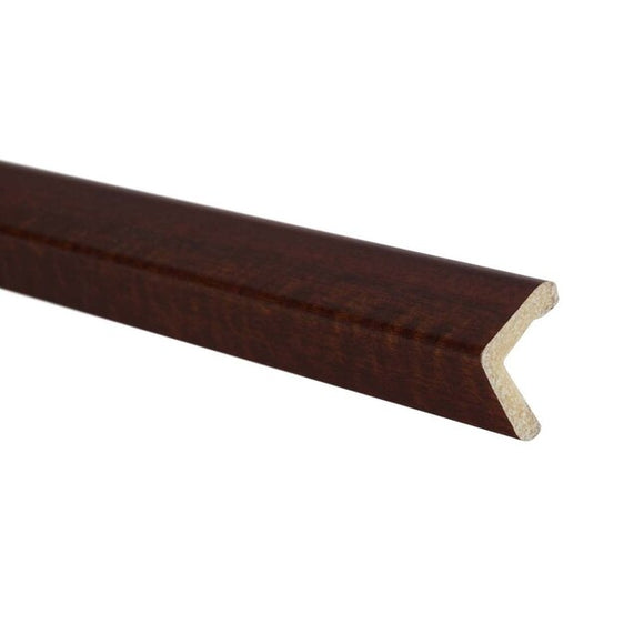 Inteplast Building Products 15/16-in x 15/16-in x 8-ft Mahogany Polystyrene Outside Corner Moulding (15/16