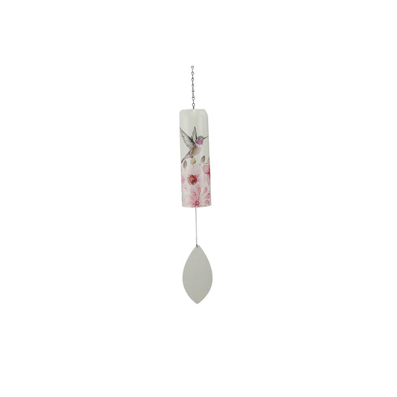Red Carpet Studios Chime Bell, Hummingbird and Flower
