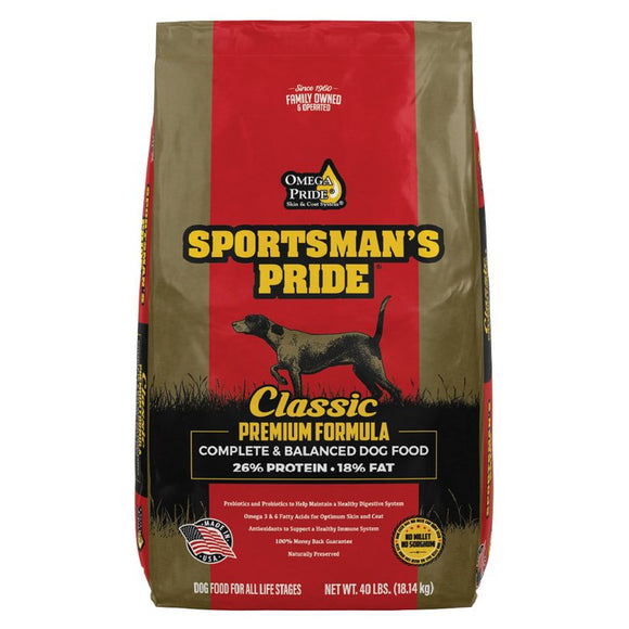 Sportsman’s Pride Classic Premium Formula Dog Food 40 lbs