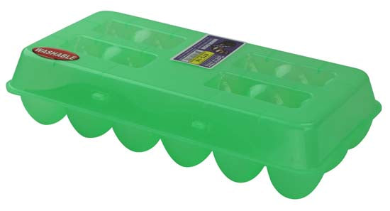 Tuff Stuff Products ETS12 Green Plastic Egg Carton