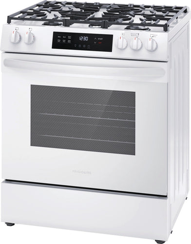 Frigidaire 30'' Front Control Gas Range with Quick Boil (30, White)