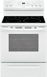 Frigidaire 30 in. 5.3 cu. ft. Electric Range with Self-Cleaning Oven in White