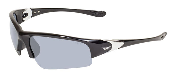 Global Vision Cool Breeze Safety Glasses with Flash Mirror Lenses