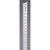 Knape & Vogt 255 Series 60 In. Zinc-Plated Steel Mortise-Mount Pilaster Shelf Standard