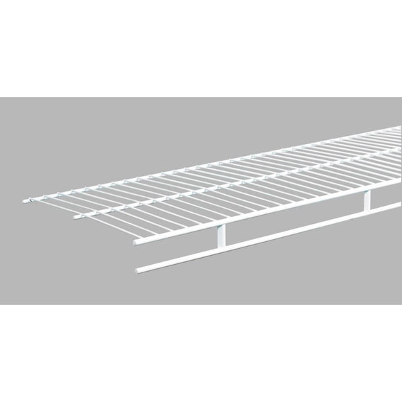 ClosetMaid 6 Ft. W. x 12 In. D. Ventilated Wire Shelf & Rod, White