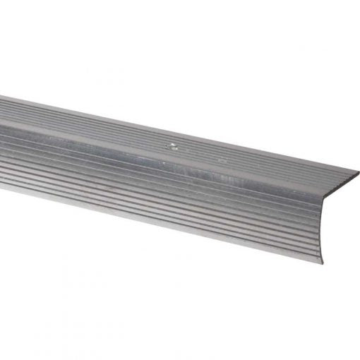 M-D Building Products M-D Satin Silver 1-1/8 In. W X 72 In. L Aluminum Stairnose (1-1/8