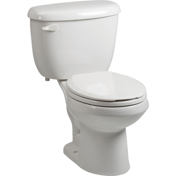 Briggs White Round Bowl 1.28 GPF Toilet Express