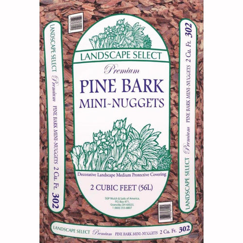 Landscape Select 2 Cu. Ft. Mini Pine Decorative Bark Mulch Nuggets