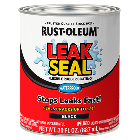 Rust-Oleum® LeakSeal® Brush Black (30 Oz, Black)