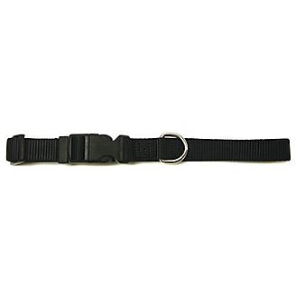 Leather Brothers Kwik Klip Adjustable Dog Collar Small Black (Small, Black)
