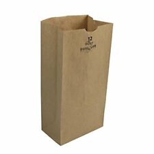 Duro Kraft Paper Flat-Bottom Grocery Bag, #12, 7-1/16