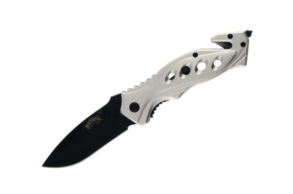 Frost Cutlery 18-106B 4.5-Inch Black Matte Knife